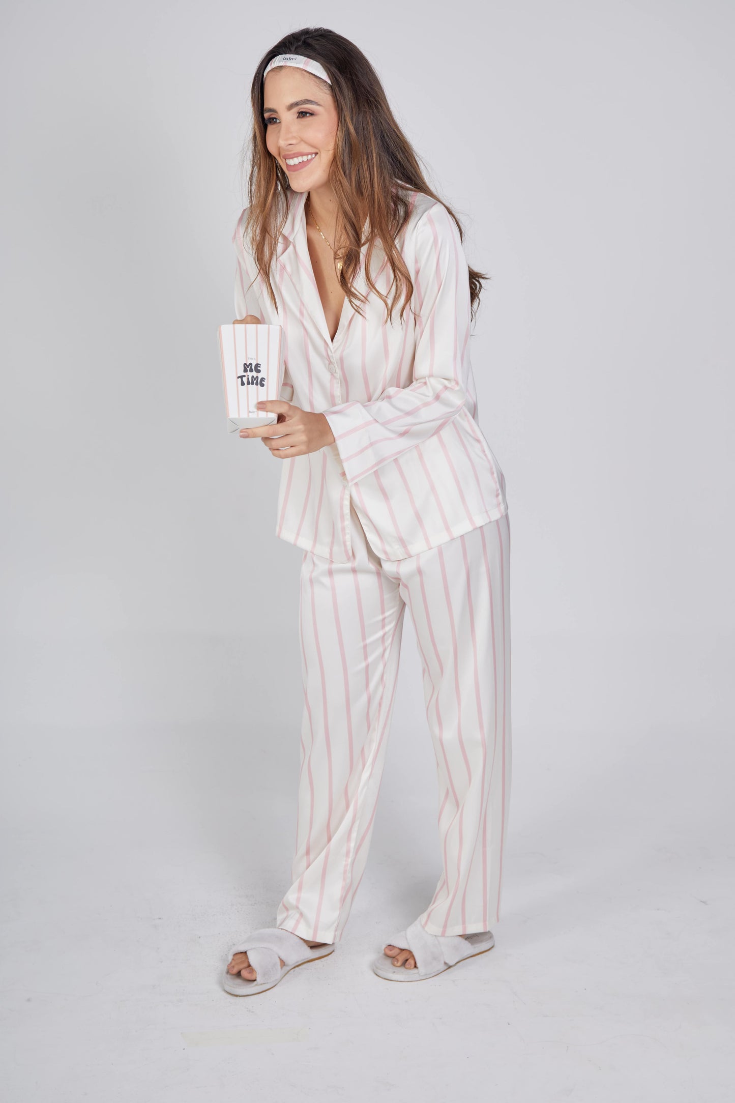 Set Pantalon Me Time Seda Rosado