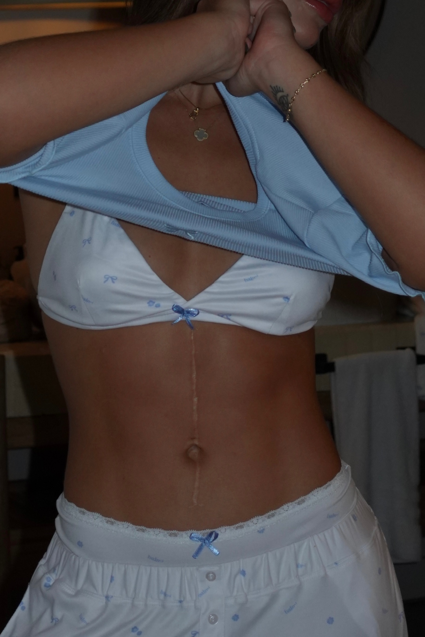 Short + Camiseta Blue Bow