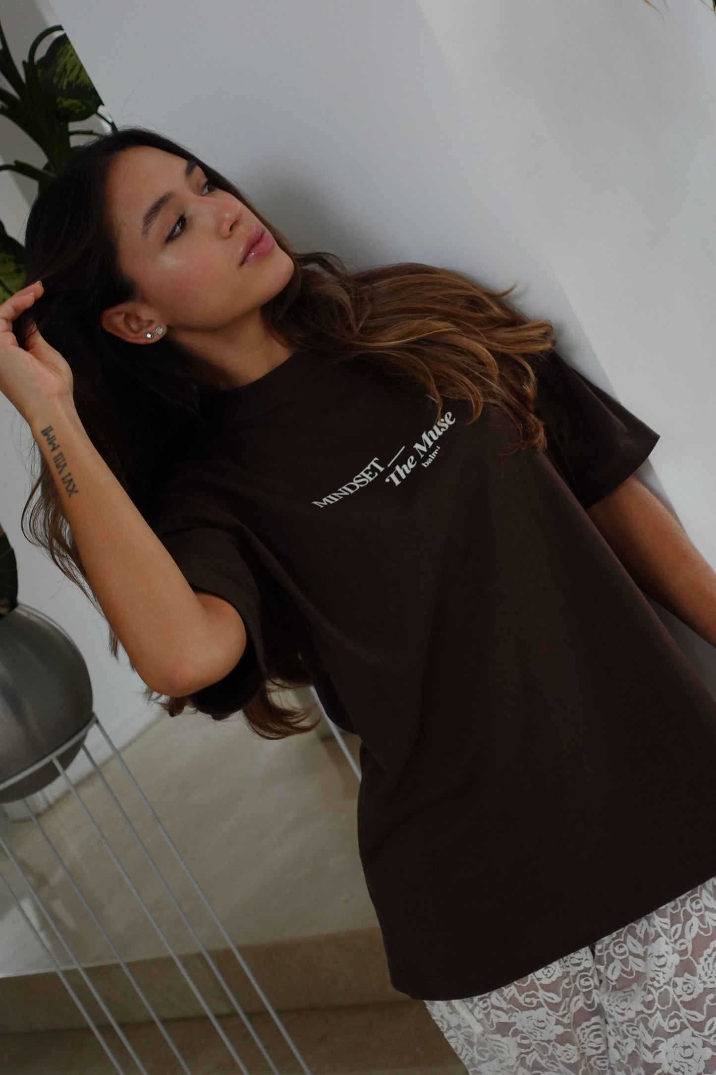 Oversized T-Shirt MINDSET Café