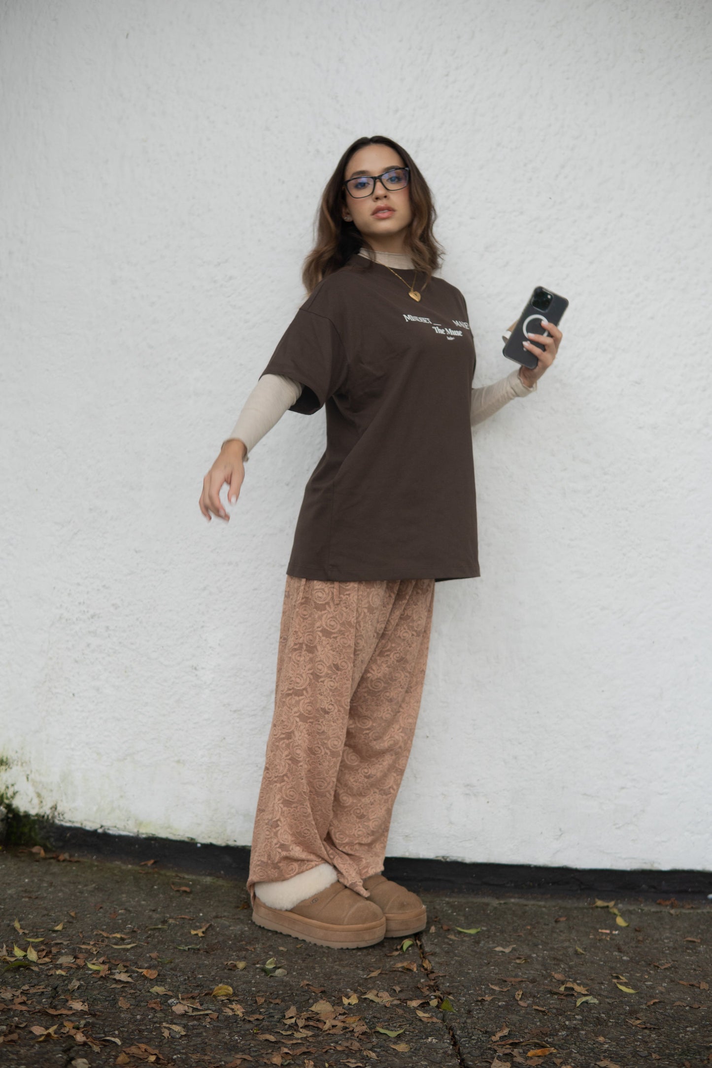 Oversized T-Shirt MINDSET Café