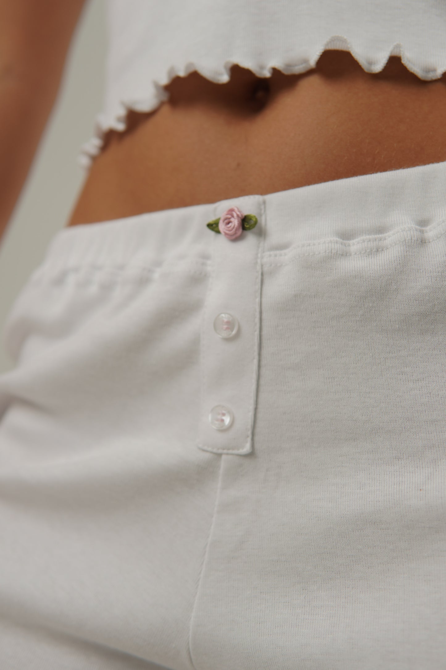 Conjunto Short yTee Blanco