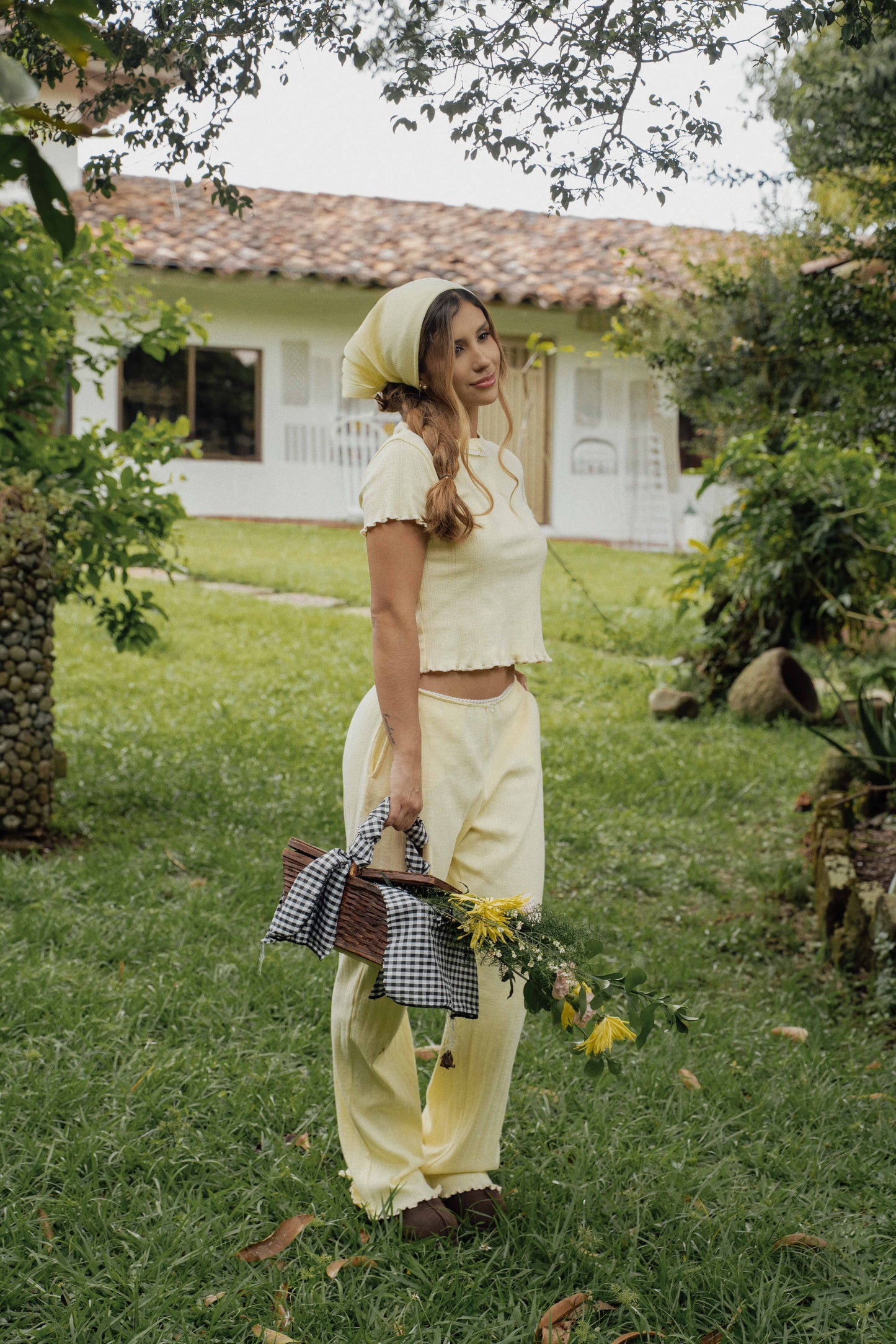 Berry Comfy Set Pant - Amarillo