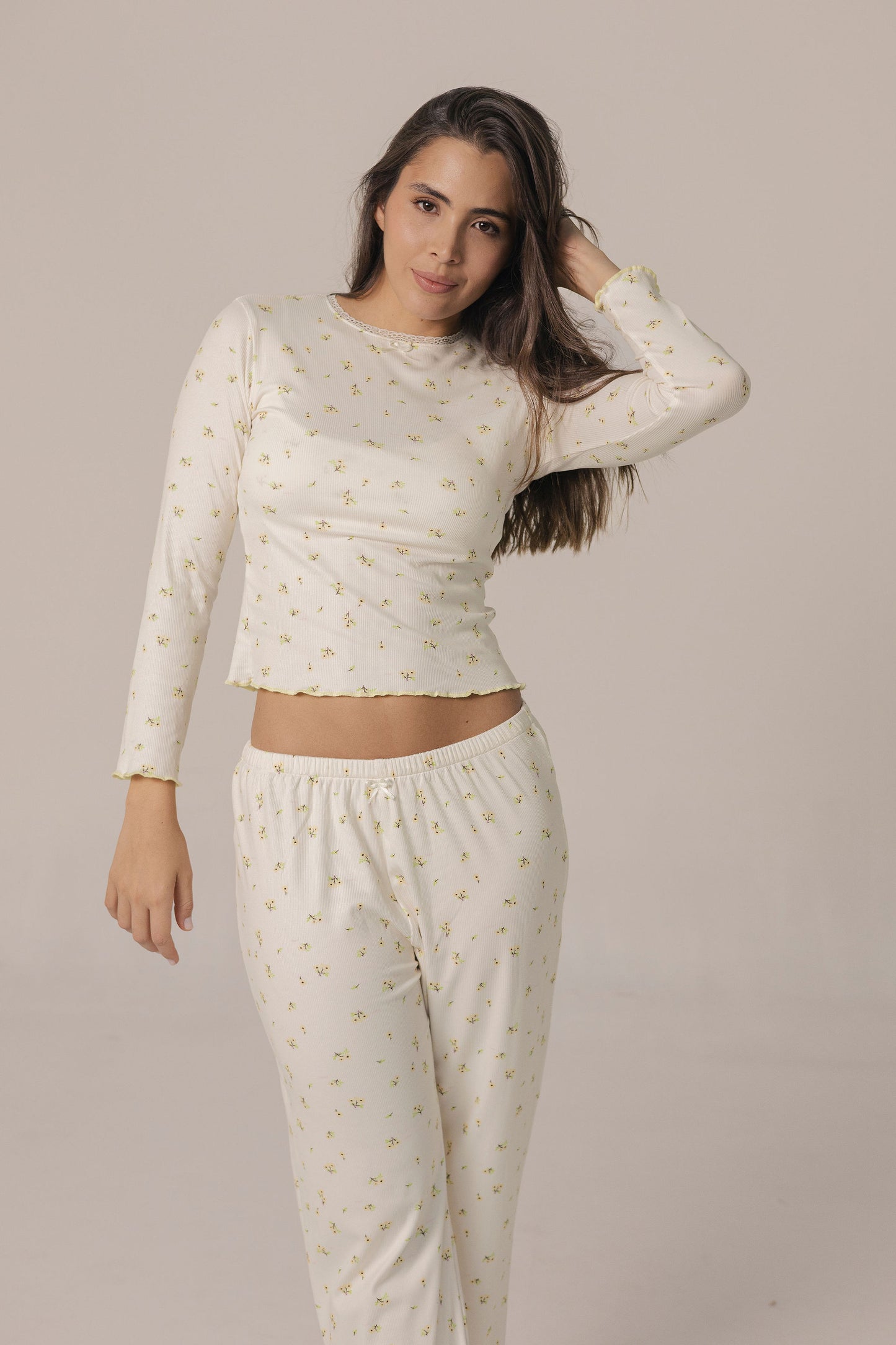 Daydream Pj Pant Set + Camiseta Manga Larga