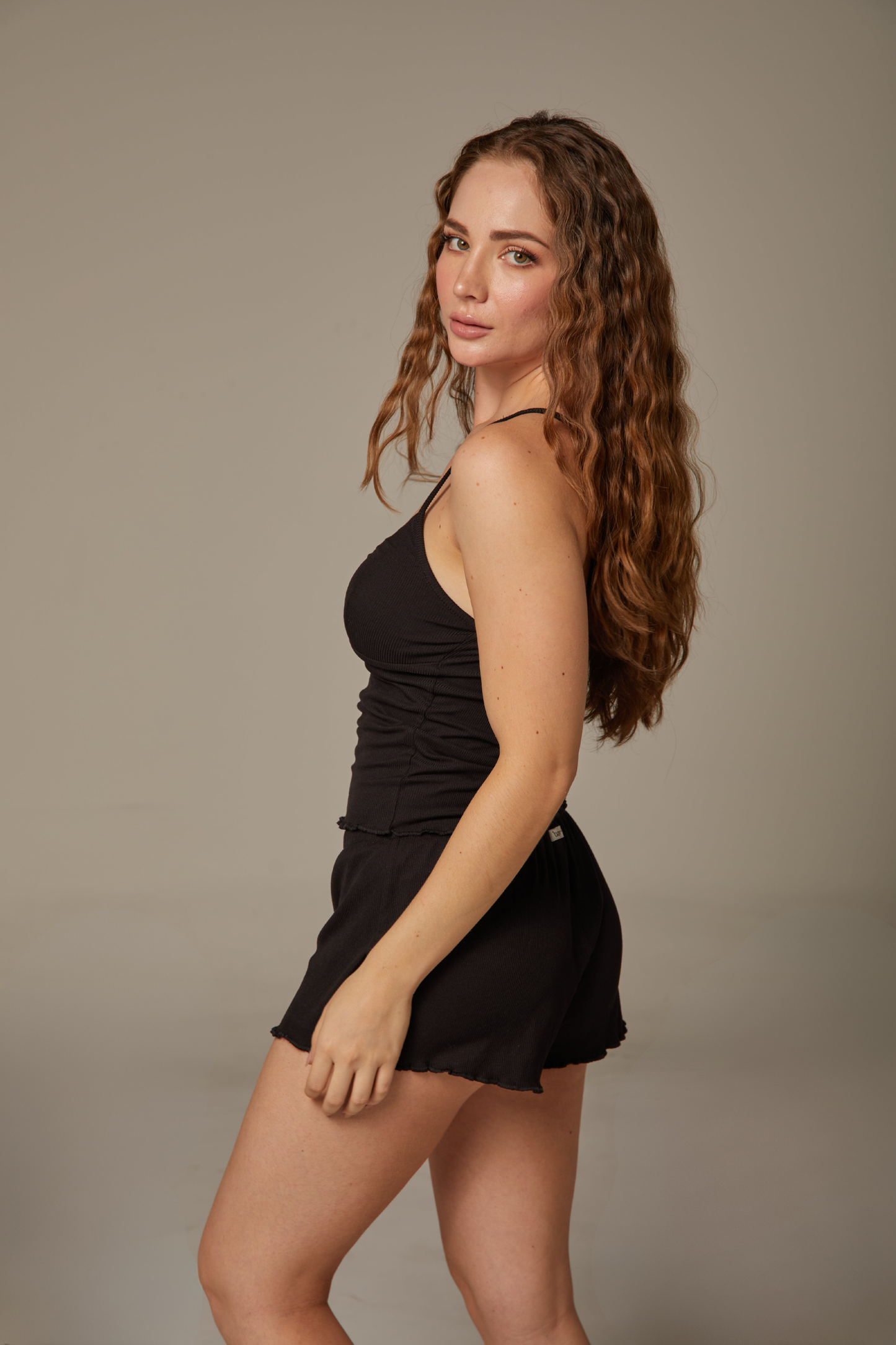 Wonder Set - Short + Tee Negro