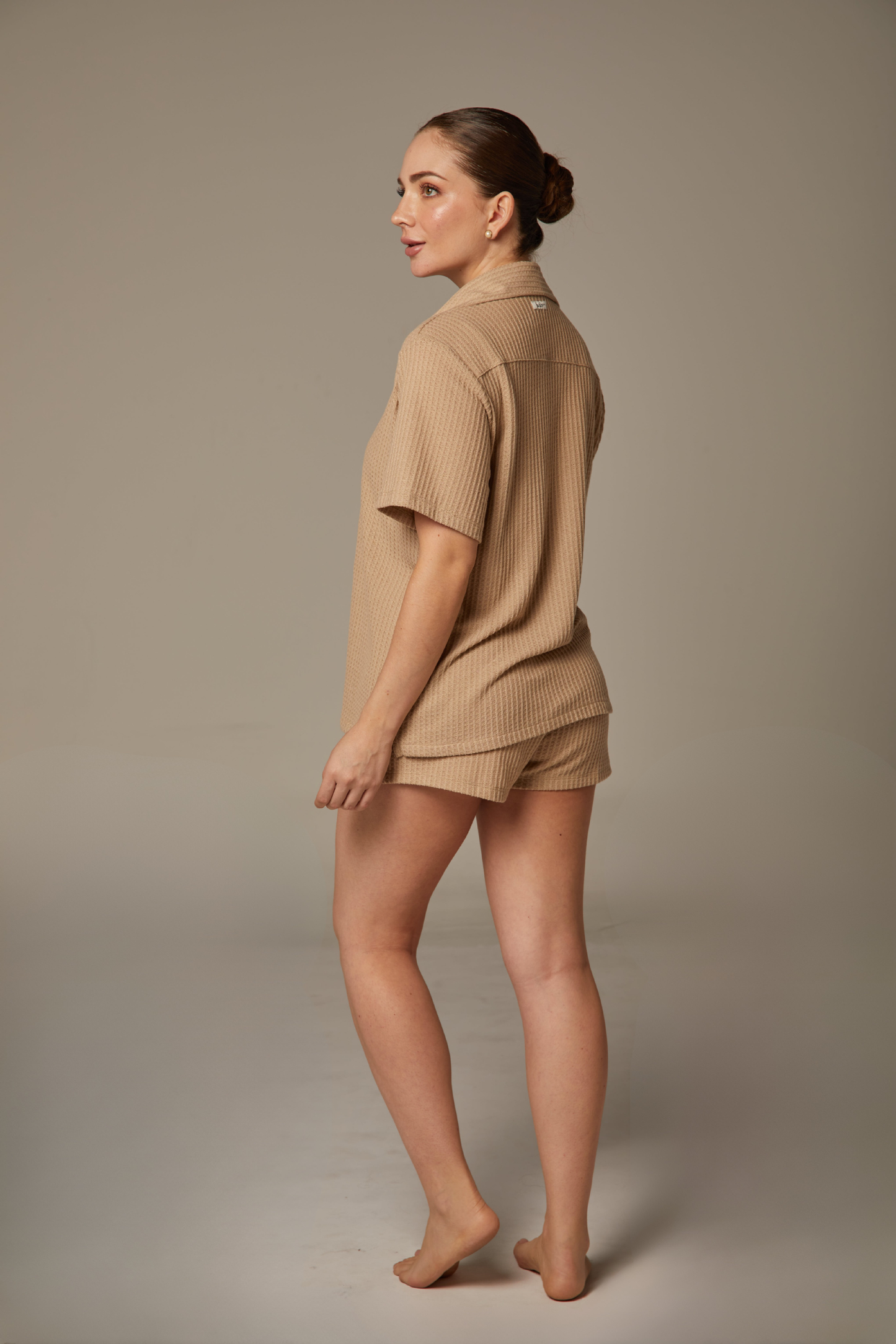 Waffle Show Set - Nude