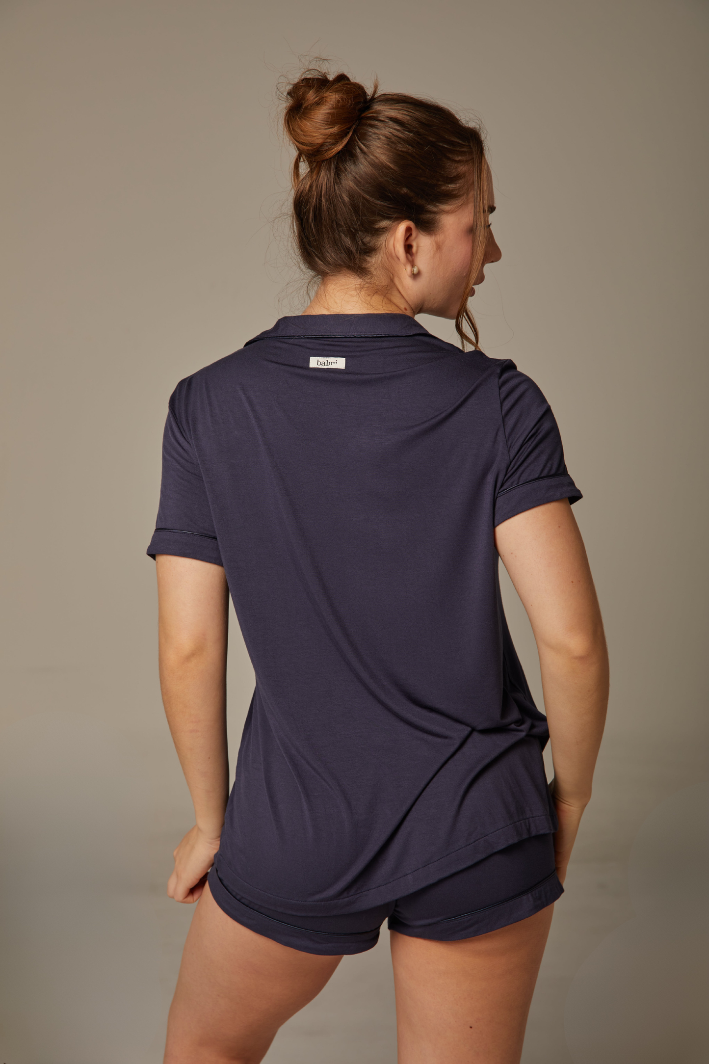 The Glow up Bianca Pj Short Set - Azul