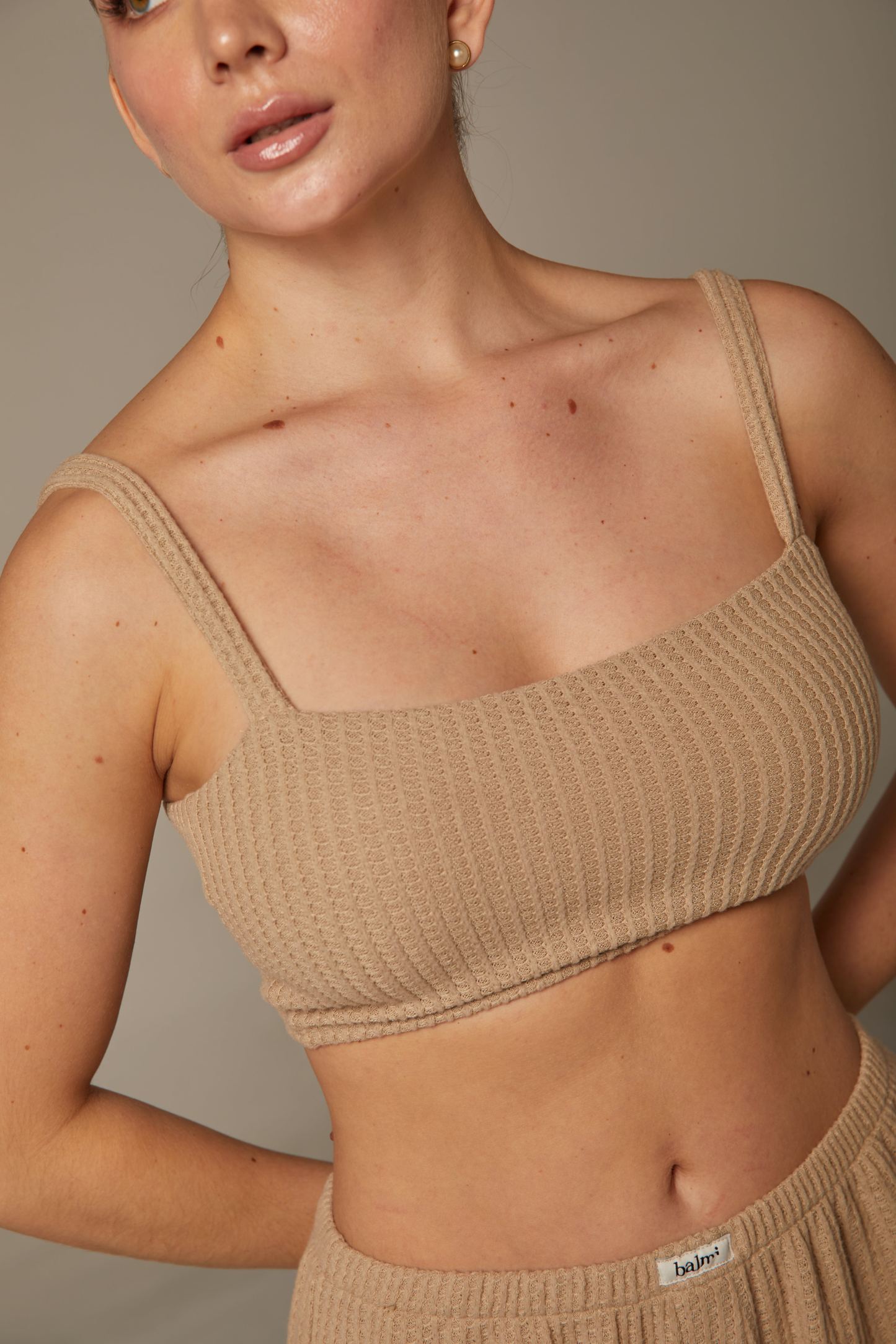 Waffle Show Set - Nude