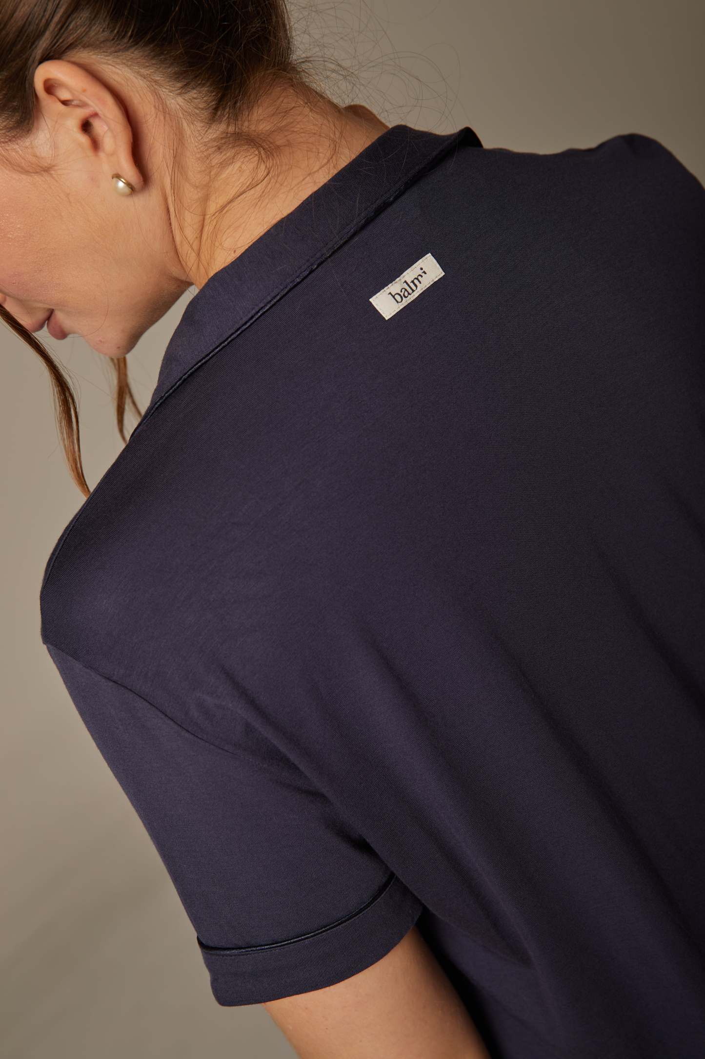 The Glow up Bianca Pj Short Set - Azul