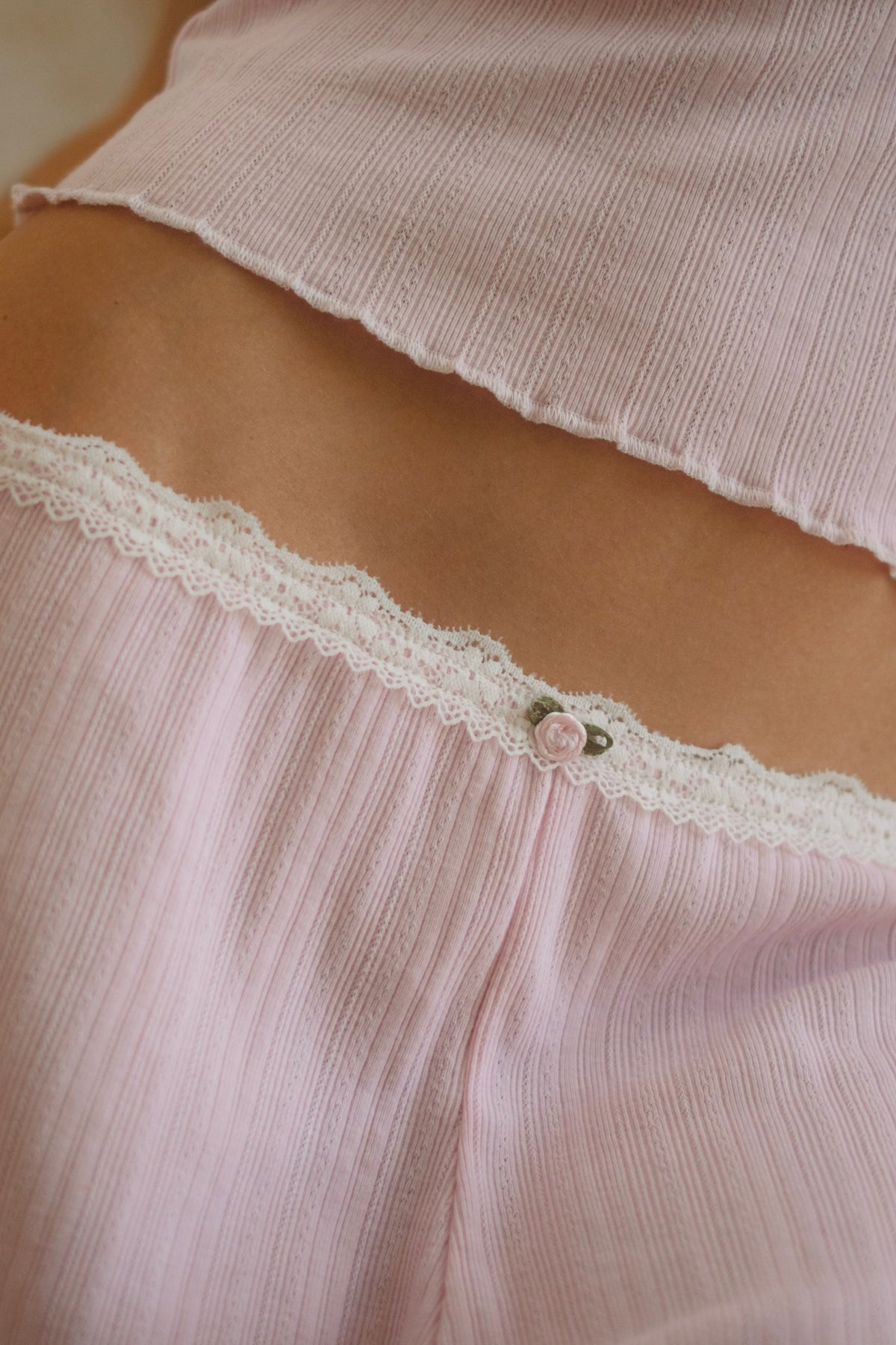 Sweet Scape Cami Short Set - in Pink