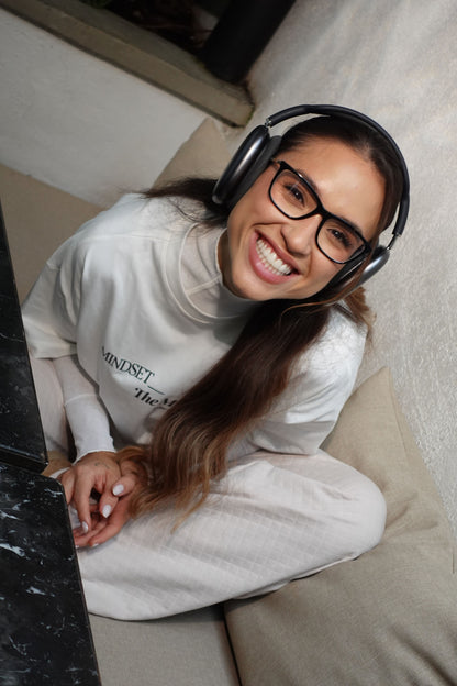 Oversized T-Shirt MINDSET Marfil
