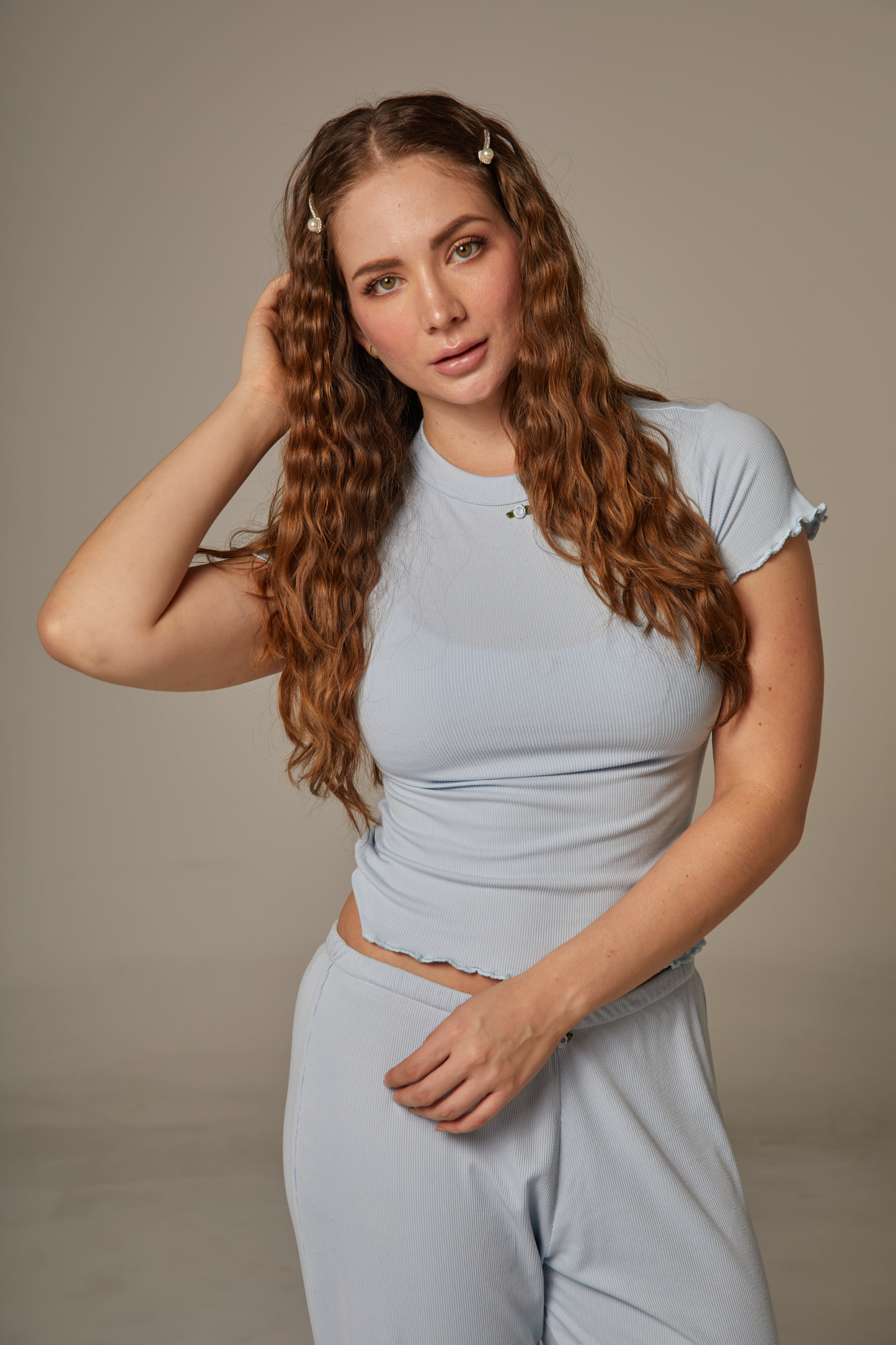 Wonder Set - Pant+T shirt Azul