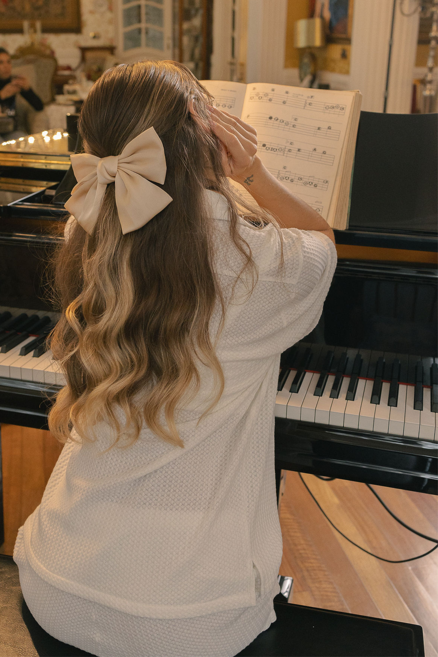 Waffle Show Set - Marfil