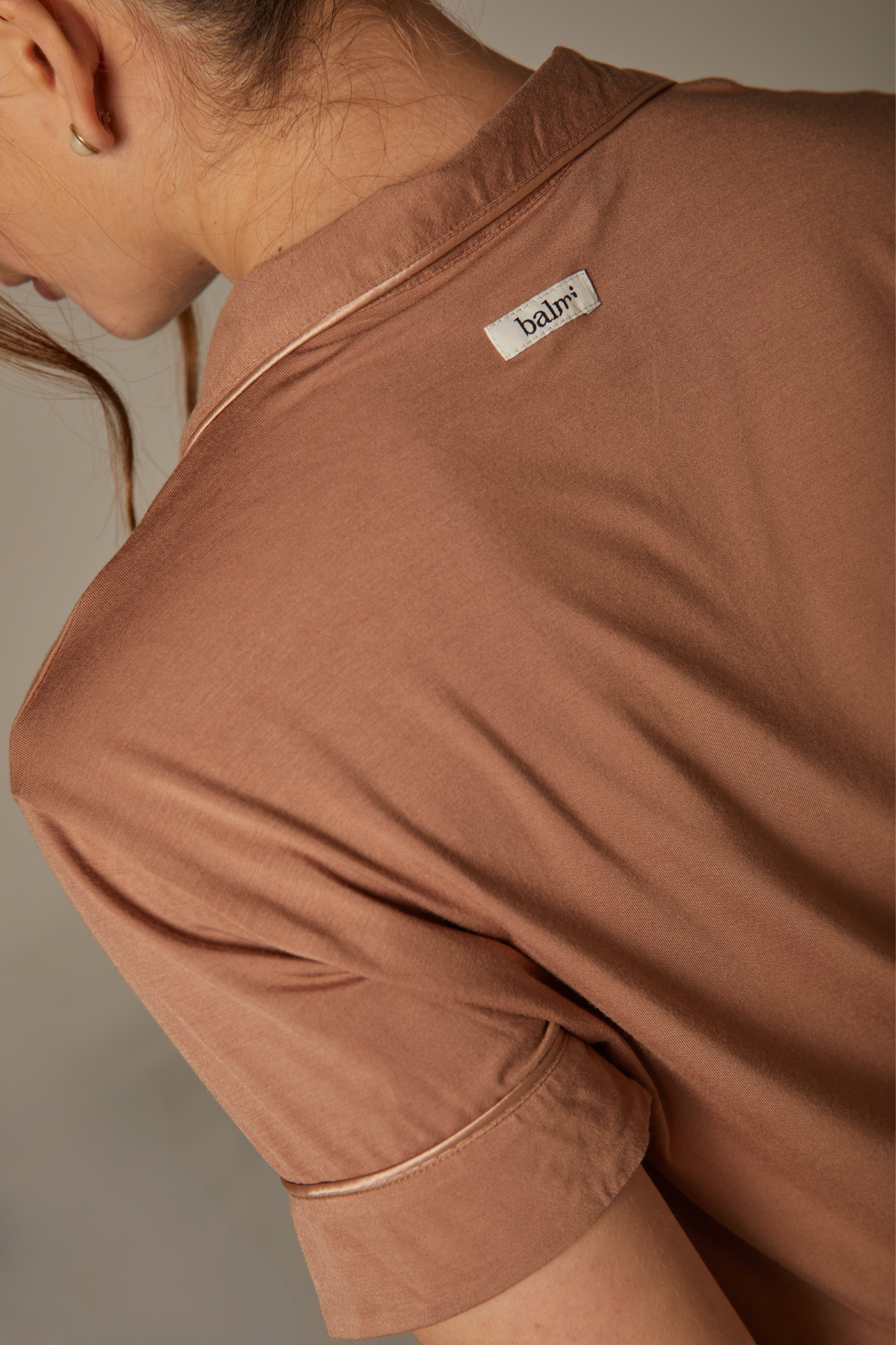 The Glow up Bianca Pj Short Set - Nude