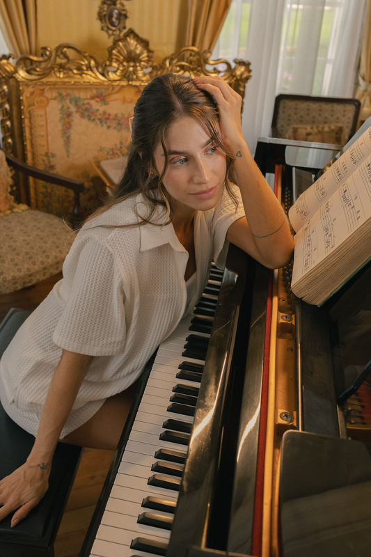 Waffle Show Set - Marfil