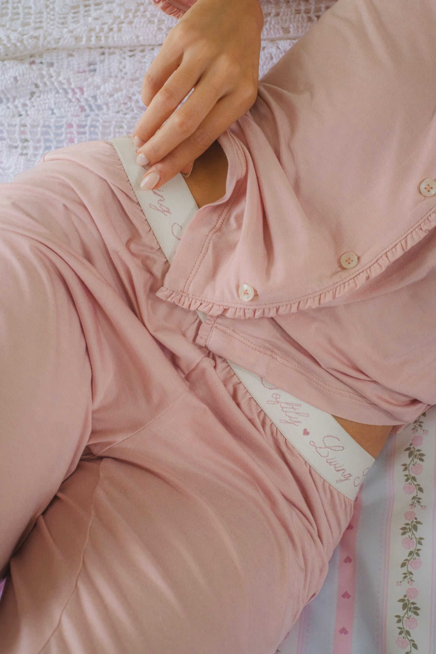 Soft Girl Bianca Pj Pant - Rosado