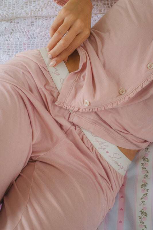 Soft Girl Bianca Pj Pant - Rosado