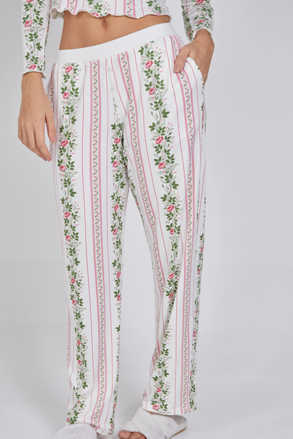 Conjunto Pj Pant con Long Sleeve Lovely Garden