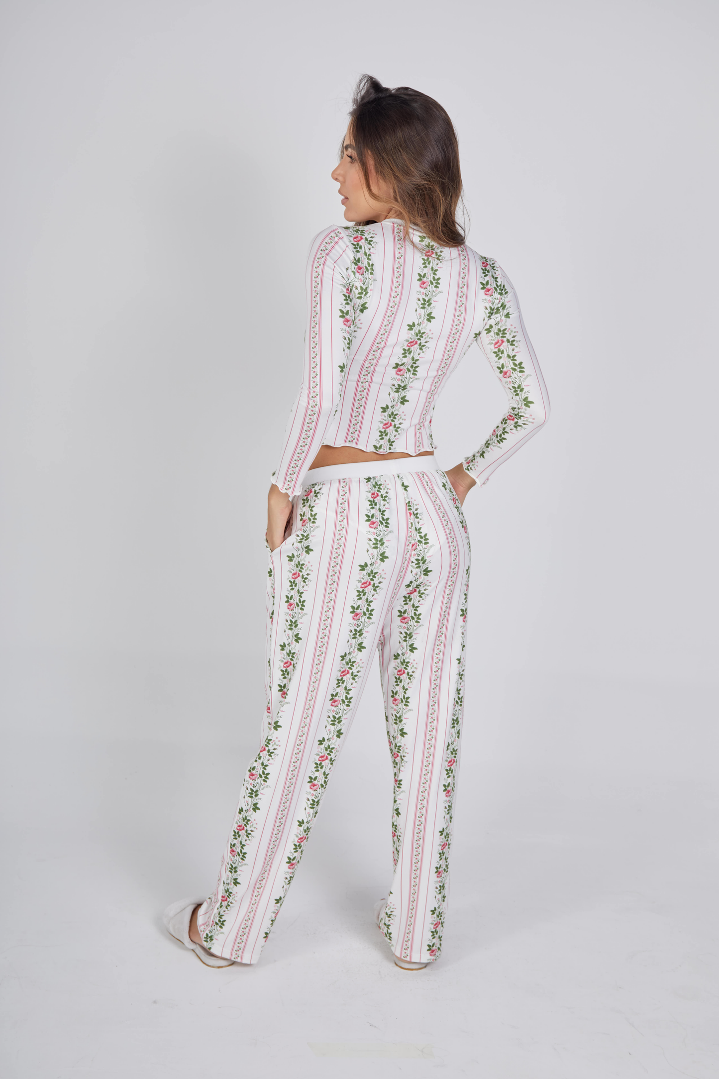 Conjunto Pj Pant con Long Sleeve Lovely Garden