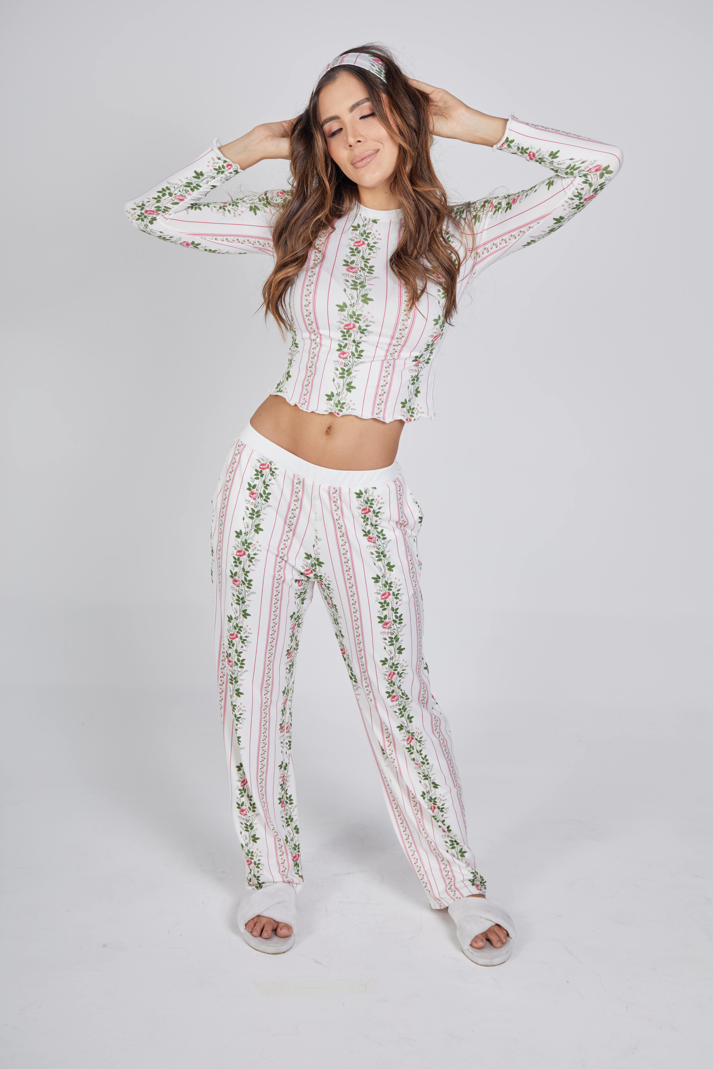 Conjunto Pj Pant con Long Sleeve Lovely Garden
