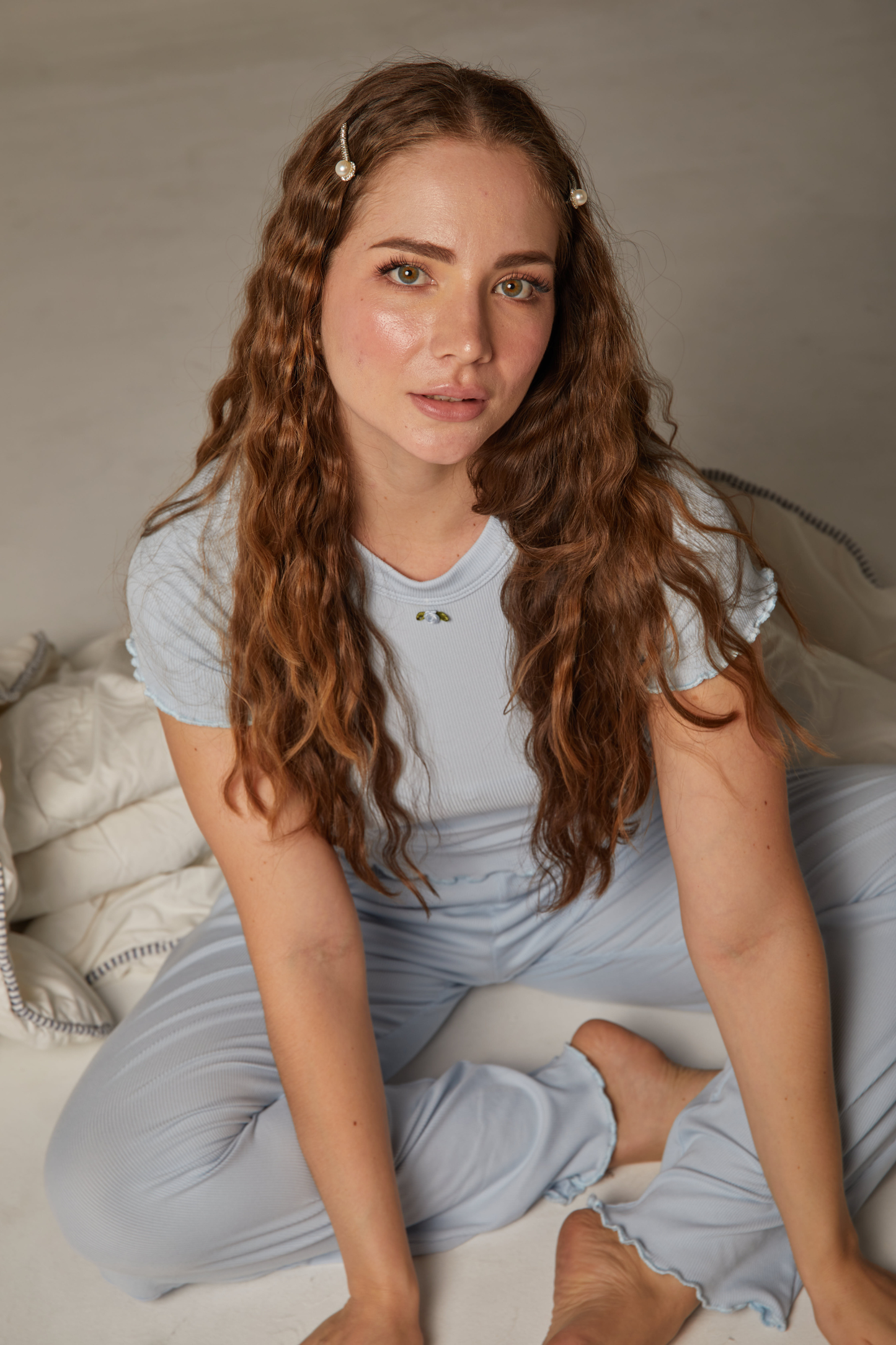 Wonder Set - Pant+T shirt Azul