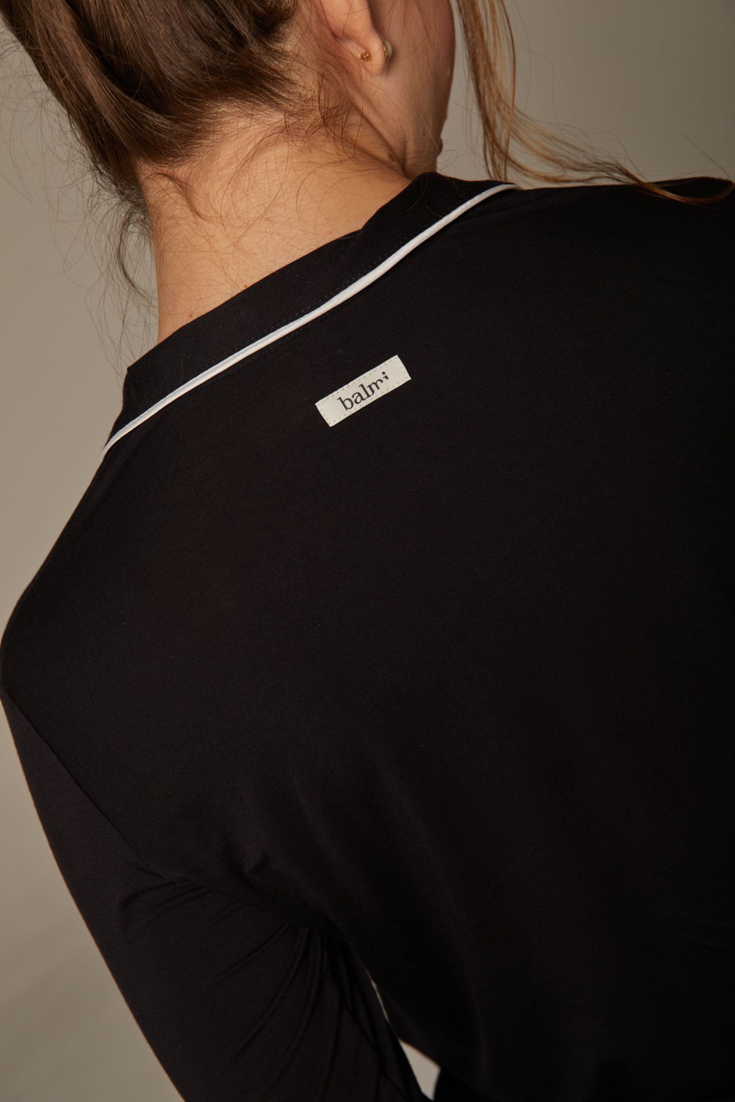 The Glow up Bianca Pj Pant Set - Negro