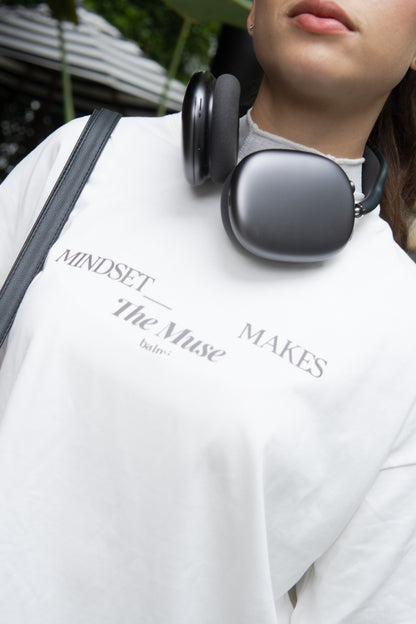 Oversized T-Shirt MINDSET Marfil