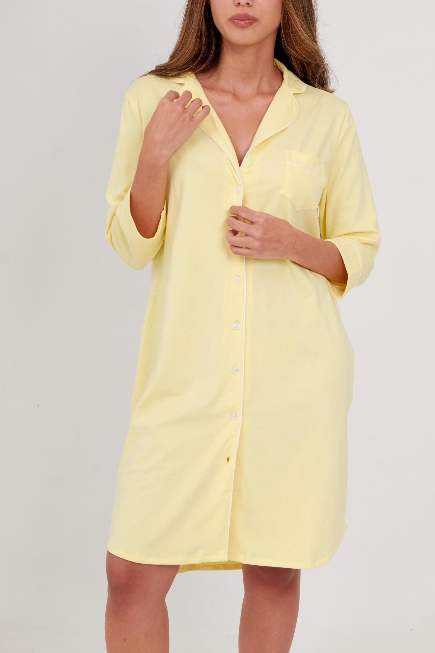 Camisón 3/4 Bianca Amarillo