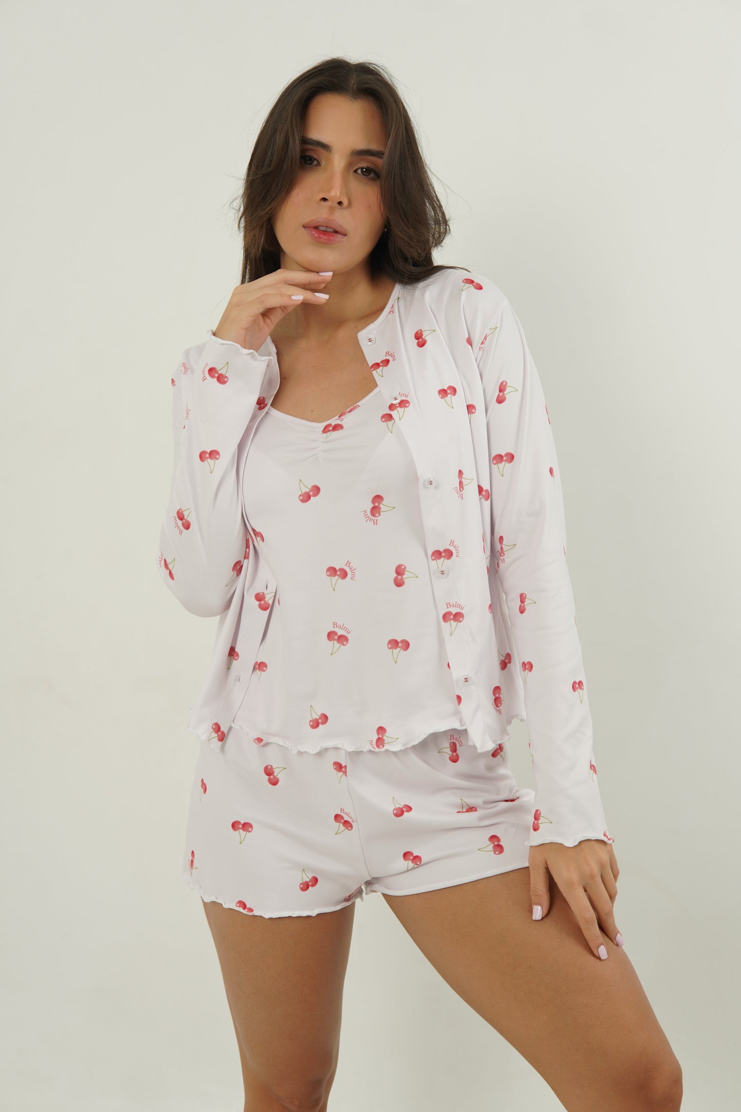Conjunto Short con Cardigan Mon Chérie