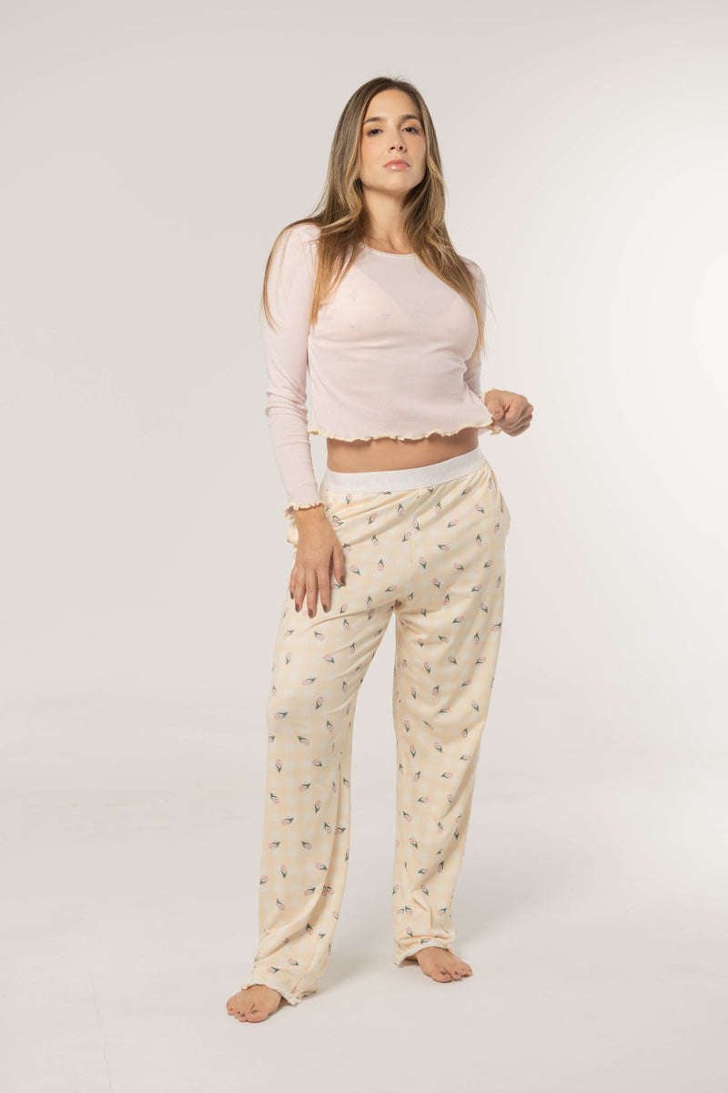 Conjunto Pj pant Blooming Blush
