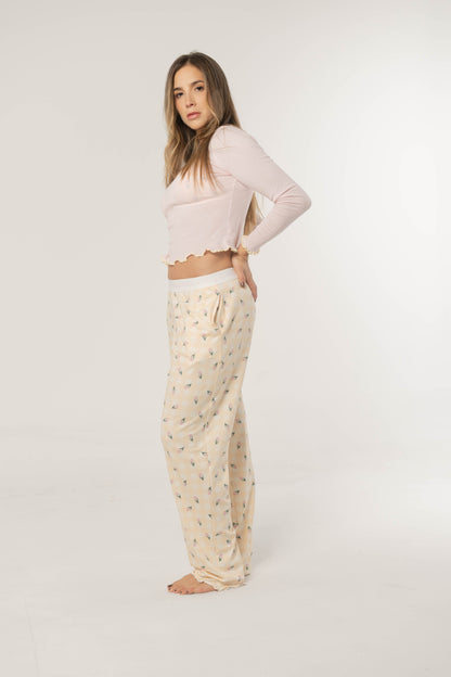 Conjunto Pj pant Blooming Blush