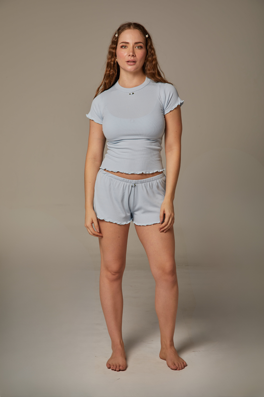 Wonder Set - Short + T-shirt Azul